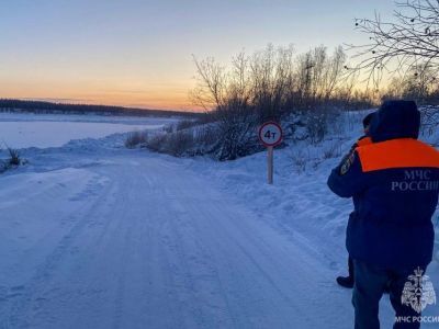 В Сунтарском районе через реку Вилюй заработала ледовая переправа между селами Илимнир и Хадан