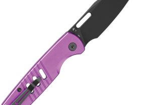 Складной нож Bestech Knives Man Vector, сталь D2, рукоять алюминий, фиолетовый