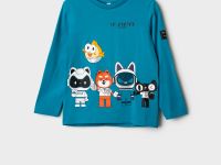 Фуфайка трикотажная для мальчиков (футболка с длинными рукавами)