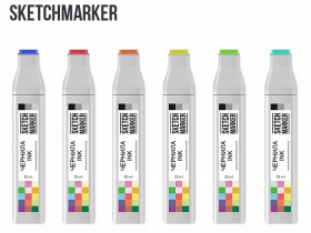 Чернила на спиртовой основе Sketchmarker 20 мл Цвет Кирпич