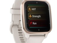 Смарт-часы Garmin Venu SQ2 Music Peach Gold (010-02700-11)