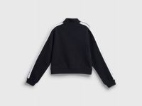 Толстовка на молнии для девочек, Черный