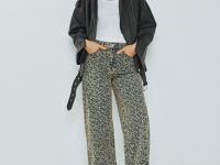 Куртка-косуха из искусственной кожи, Коричневый