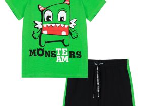 Комплект трикотажный для мальчиков: фуфайка (футболка), шорты