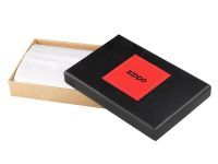 Портмоне ZIPPO, серо-чёрный камуфляж, натуральная кожа, 11,228,2 см