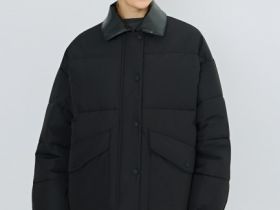 Утеплённая куртка, Черный