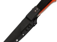 Туристический нож Универсал, сталь AUS-10Co, рукоять оранжевый G10