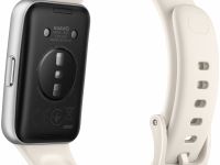 Умные часы HUAWEI Band 11 алюминевые серебристые, с белым ремешком