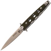 Складной рамочный нож НОКС Наутилус, сталь AUS8, рукоять G10, зеленый