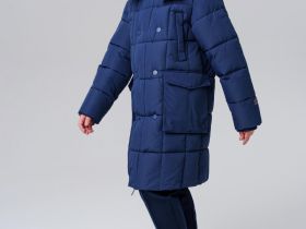 Пальто текстильное с полиуретановым покрытием для мальчиков