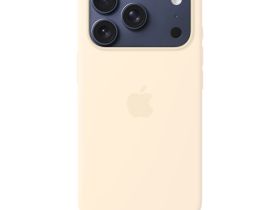 Чехол-накладка Silicone Case with MagSafe/Camera Control для iPhone 17 Pro (Vanilla)