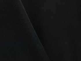 Сатиновая блузка с коротким рукавом, Черный