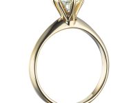 Кольцо из желтого золота с бриллиантом э0301кц03220892