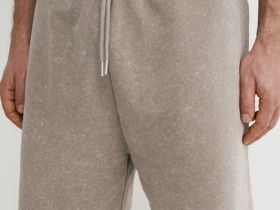 Трикотажные шорты, Бежевый