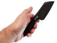 Фиксированный нож Morpheus Tezis, сталь VG-10, рукоять ТПЭ, черный