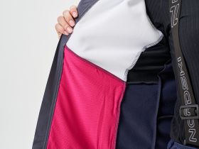 Тренировочная куртка Nordski Advance White/Pink/Blueberry W