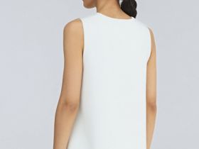 Топ с пуговицами, Белый