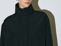 Лёгкая куртка с воротником-стойкой, Черный