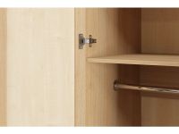 Распашной шкаф Флавир 3-120x250 Рогожка Графитовый