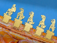 Подарочный набор закладок "Стражи запретного города" (латунь)