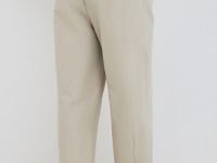 Хлопковые брюки Balloon с эластичным поясом, Бежевый