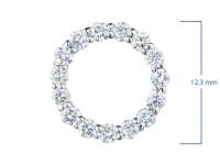 Подвеска из белого золота с бриллиантами э4701пд07210117