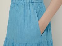 Юбка-макси А-силуэта на резинке