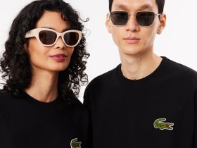 Хлопковая футболка Lacoste унисекс