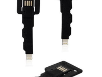 Кабель Baseus Keys с (USB) на (Lightning) 8см брелок Black