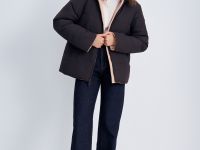 Двусторонняя утепленная куртка прямого кроя