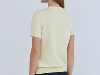 Джемпер с коротким рукавом, Желтый