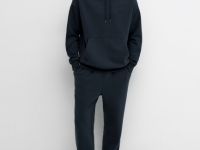 Худи с принтом, Голубой