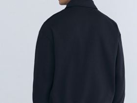 Куртка с воротником поло, Синий