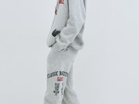 Трикотажные брюки с принтом для мальчиков, Серый