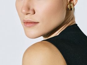 Серьги женские, Золотой