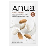 Интенсивно увлажняющая тканевая маска с рисом Anua Rice 70 Intensive Moisturizing Milk Mask
