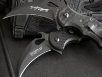 Складной нож Fox Karambit, сталь N690, рукоять стеклотекстолит G-10, чёрный