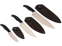 Набор кухонных ножей Патриот-1, сталь 95х18, рукоять G10