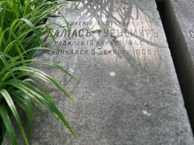 Могила с надгробием графа Салиас-Турнемира Евгения Андреевича (1840–1908), 1908 г.