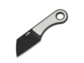 Нож шейный CJRB Chip, сталь AR-RPM9 Black PVD Coating, рукоять G-10 черно-белая