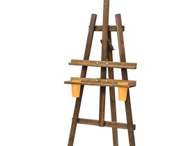 Мольберт Лира Малевичъ "Комфорт" с покрытием, коричневый