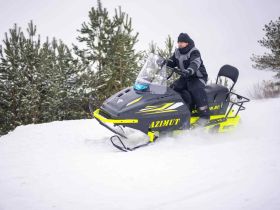 Мини-снегоход БУРЛАК Азимут CS 20 л.с.