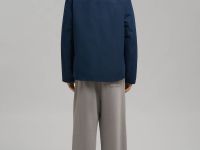 Ветровка с отложным воротником прямого кроя