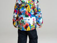 Комплект текстильный с полиуретановым покрытием для девочек: куртка, полукомбинезон