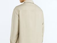 Рубашка из вискозы, Бежевый