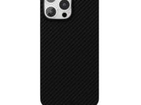 Чехол-накладка Keephone Kevilar Magsafe для Apple iPhone 16 Pro арамид (черно-серый)