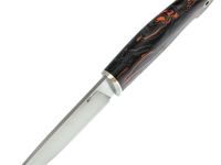 Нож Сокол, сталь М398, рукоять микарта, мельхиор
