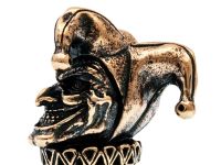 Бусина для темляка Шут, бронза