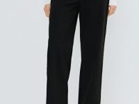 Прямые брюки из вельвета, Черный