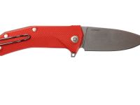 Нож складной LionSteel KUR OR G10 Orange Flipper, сталь Uddeholm Sleipner®, стеклотекстолит, оранжевый